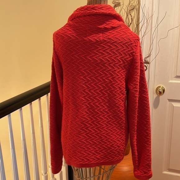 Lucky brand 🔥SALE 🔥orange sweater jacket - Picture 6 of 8